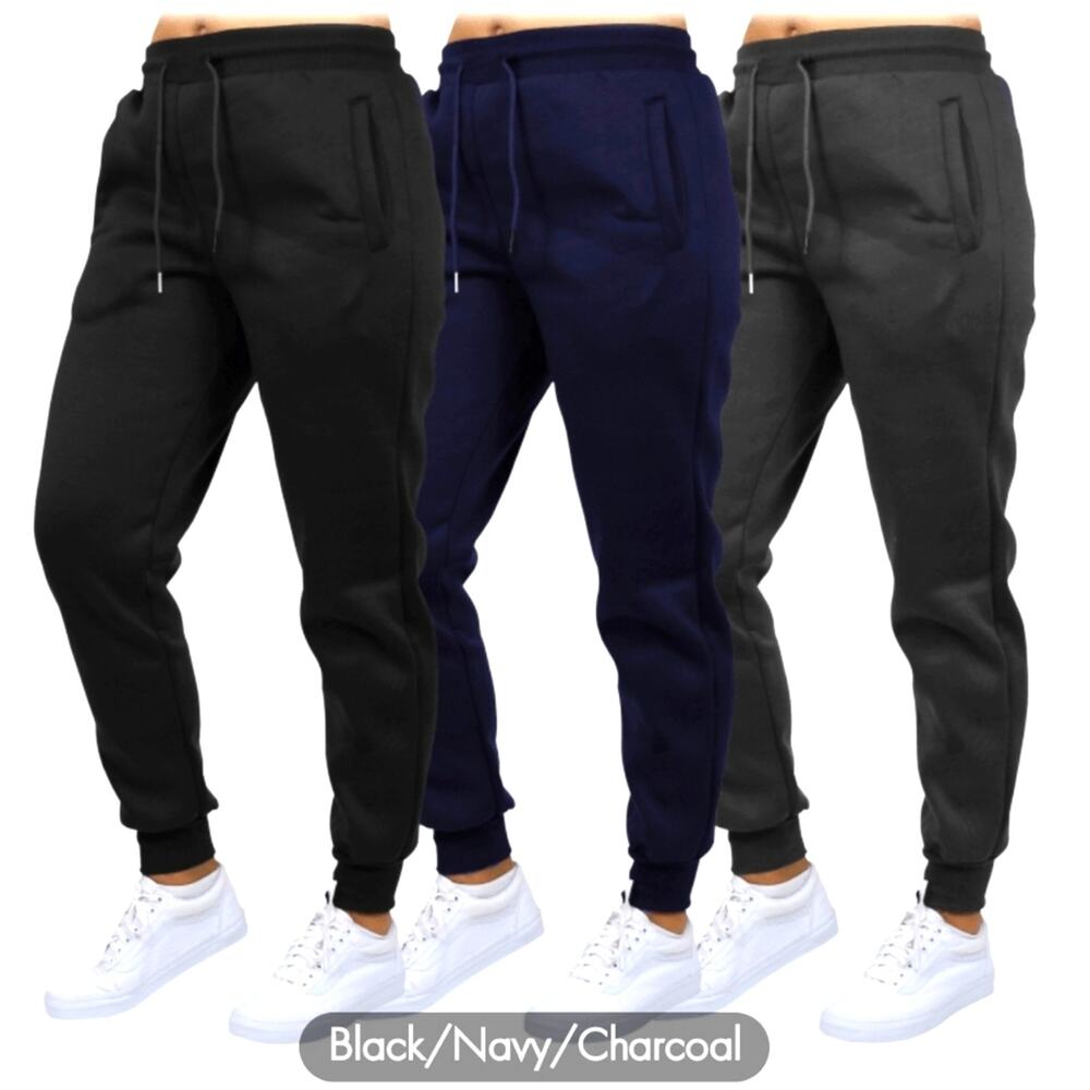 PLUS SIZE WOMEN'S PREMIUM LOUNGE PANTS LOOSE FIT FRENCH TERRY SIZE 1X, 2X, OR 3X